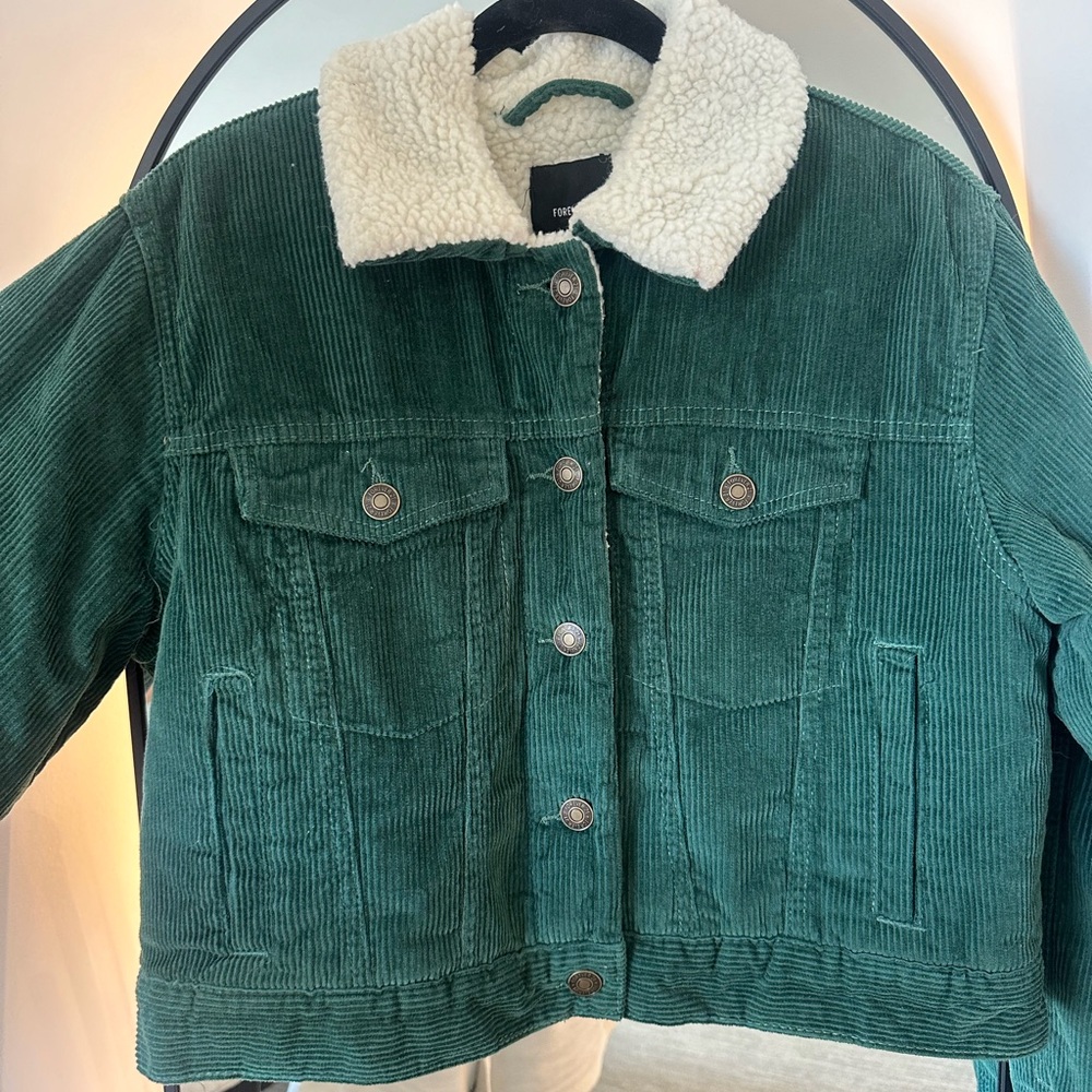 Sheepskin corduroy jacket